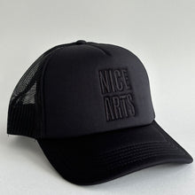Load image into Gallery viewer, NICE ARTS cap - black on black
