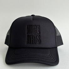 Load image into Gallery viewer, NICE ARTS cap - black on black