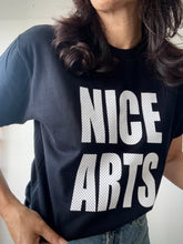 Load image into Gallery viewer, NICE ARTS Made to Order Tee - Black w Sport Dots