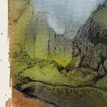 Load image into Gallery viewer, Day 26/100 "Bush Valley" ART PRINT from #watercolourconversation