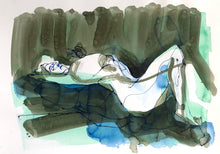 Load image into Gallery viewer, Khaki Dreaming 2 (2022) ink on paper
