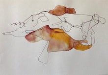 Load image into Gallery viewer, Reclining Red (2022) ink on paper