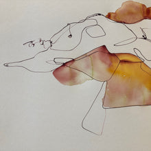 Load image into Gallery viewer, Reclining Red (2022) ink on paper