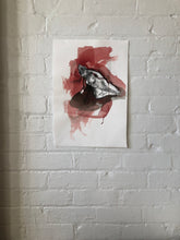 Load image into Gallery viewer, 'She 11' - conte and ink on paper 2022