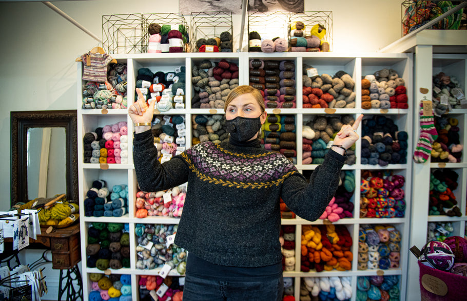 SHE'S GOT KNITS (the interviews) - Alanna at Loopine
