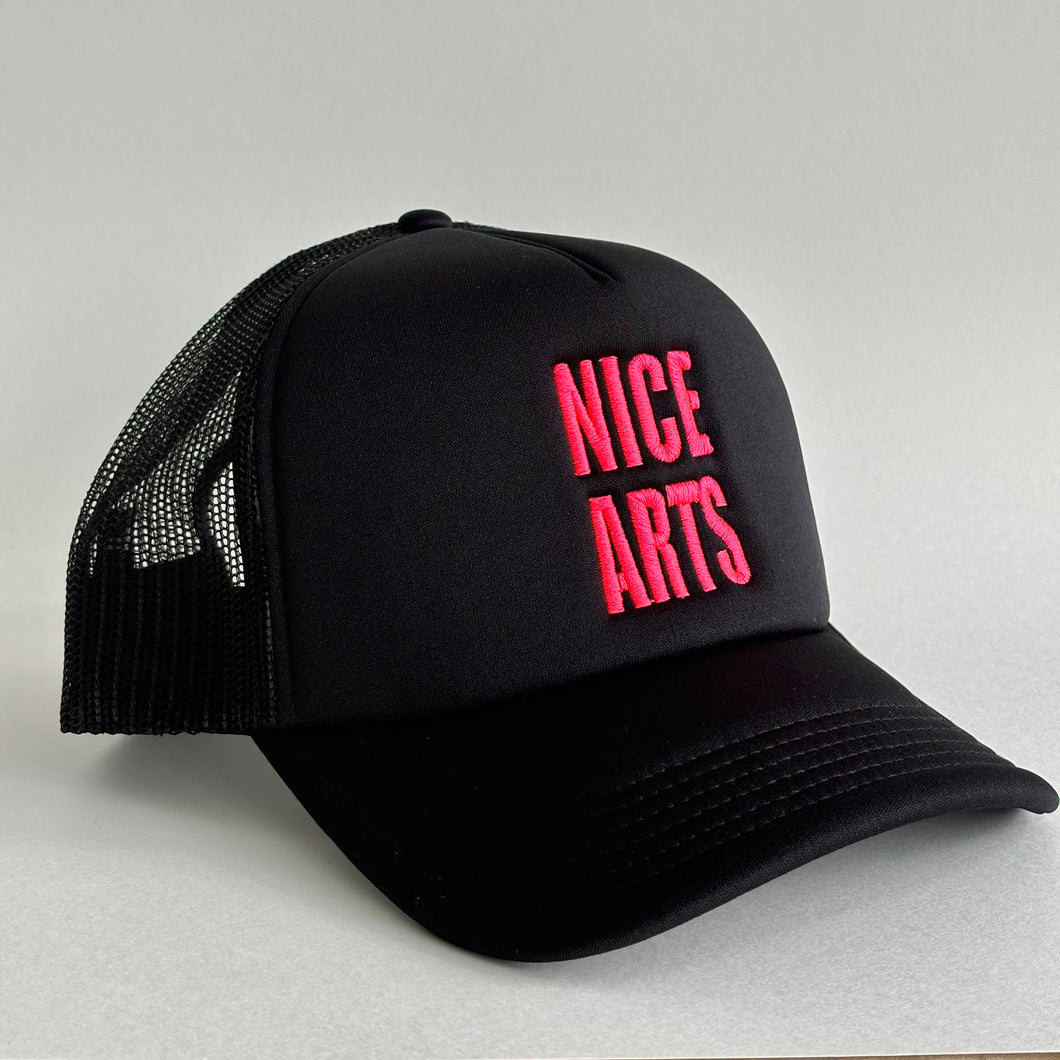 NICE ARTS cap - highlighter pink