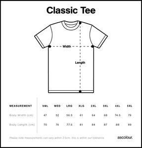 Paintagram - Men’s black tee w white print