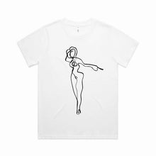 Load image into Gallery viewer, 15 SECOND SKETCH - Boxy Crew Neck - Women&#39;s WHITE
