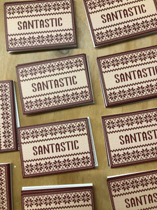 SANTASTIC gift cards - set of 4